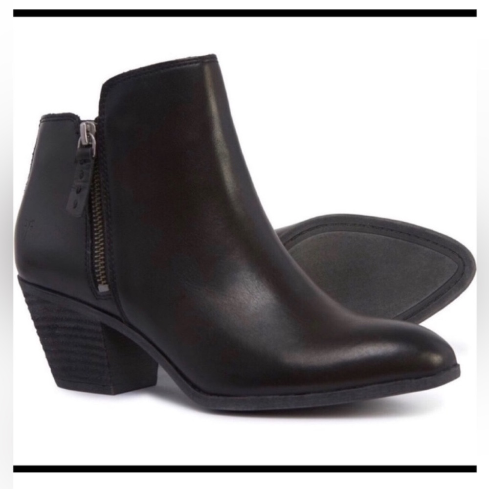Frye Shoes Frye Judith Zip Bootie Leather Ankle